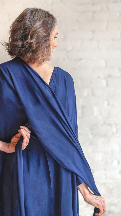 Load image into Gallery viewer, The Classic has ingenius styling to make dressing independently or from the help of nurse care assistance accessible. Each gown is adaptable to make life easy and comfortable for the patient, women and men.